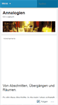 Mobile Screenshot of annalogien.wordpress.com