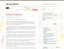 Tablet Screenshot of currylove.wordpress.com