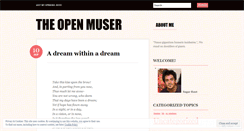 Desktop Screenshot of openmuser.wordpress.com