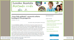 Desktop Screenshot of lezokoikastola.wordpress.com