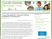 Tablet Screenshot of lezokoikastola.wordpress.com