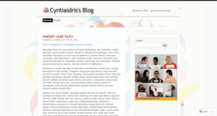 Desktop Screenshot of cyntiaidris.wordpress.com