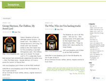 Tablet Screenshot of booptrax.wordpress.com