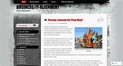 Desktop Screenshot of businessitalignment.wordpress.com