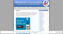 Desktop Screenshot of newportplaygoers.wordpress.com