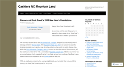 Desktop Screenshot of cashiersncland.wordpress.com