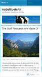 Mobile Screenshot of nobulljustshit.wordpress.com