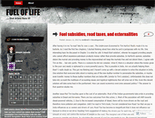 Tablet Screenshot of fueloflife.wordpress.com