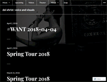 Tablet Screenshot of deixhrist.wordpress.com