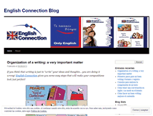 Tablet Screenshot of englishconnectiongroup.wordpress.com