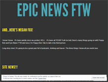 Tablet Screenshot of epicnewsftw.wordpress.com