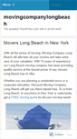 Mobile Screenshot of movingcompanylongbeach.wordpress.com