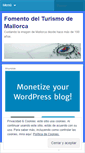 Mobile Screenshot of fomentodelturismodemallorca.wordpress.com