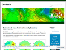 Tablet Screenshot of geodesiaudec.wordpress.com