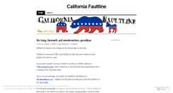 Desktop Screenshot of californiafaultline.wordpress.com