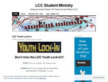 Tablet Screenshot of lccstudents.wordpress.com