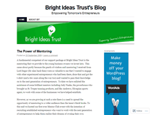 Tablet Screenshot of brightideastrust.wordpress.com