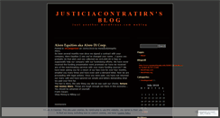 Desktop Screenshot of justiciacontratirn.wordpress.com
