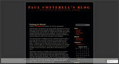 Desktop Screenshot of paulcotterell.wordpress.com