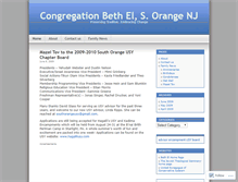 Tablet Screenshot of congregationbethelnj.wordpress.com