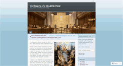 Desktop Screenshot of confessionsofawouldbepriest.wordpress.com