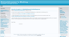 Desktop Screenshot of dotnetdreamer.wordpress.com