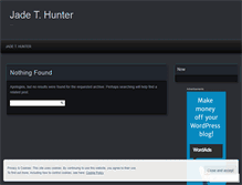 Tablet Screenshot of jadethunter.wordpress.com
