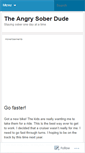 Mobile Screenshot of angrysoberdude.wordpress.com