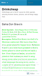 Mobile Screenshot of drinkcheap.wordpress.com