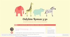 Desktop Screenshot of onlyhim.wordpress.com