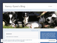 Tablet Screenshot of nancygyes.wordpress.com