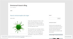 Desktop Screenshot of istacee.wordpress.com