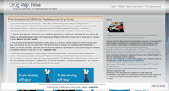 Desktop Screenshot of drugreptime.wordpress.com