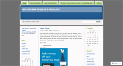 Desktop Screenshot of bigfootontherun.wordpress.com