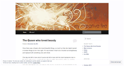 Desktop Screenshot of mycreativefire.wordpress.com