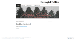 Desktop Screenshot of farmgirlfollies.wordpress.com