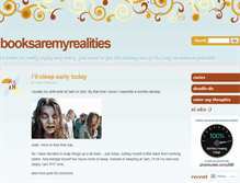 Tablet Screenshot of booksaremyrealities.wordpress.com
