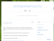 Tablet Screenshot of lachapelleproducts.wordpress.com