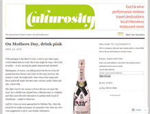 Tablet Screenshot of culturosity.wordpress.com