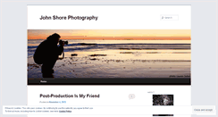 Desktop Screenshot of johnshorephoto.wordpress.com