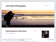 Tablet Screenshot of johnshorephoto.wordpress.com