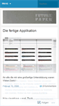 Mobile Screenshot of futurepaper.wordpress.com