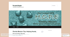 Desktop Screenshot of hcumchope.wordpress.com