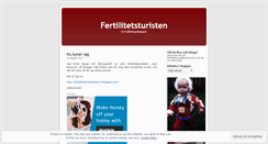 Desktop Screenshot of fertilitetsturist.wordpress.com