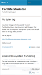Mobile Screenshot of fertilitetsturist.wordpress.com