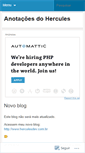 Mobile Screenshot of anotacoesdohercules.wordpress.com