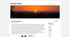 Desktop Screenshot of josephssister.wordpress.com