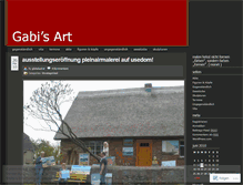 Tablet Screenshot of gabiart.wordpress.com