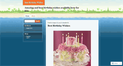 Desktop Screenshot of bestbirthdaywishes21.wordpress.com