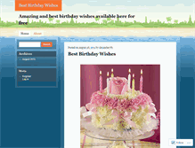 Tablet Screenshot of bestbirthdaywishes21.wordpress.com